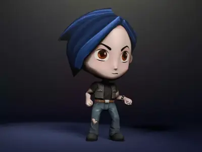 3D character - Ben Low-poly 3D model