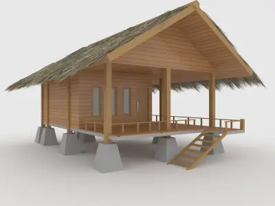Collection Cabin 3D Model Pack
