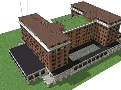 vacation spot-Resort-Fashion Leisure Hotel-0261 3D model