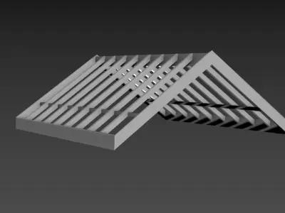 Roof Frame Free 3D model