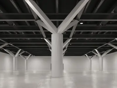 Contemporary Warehouse Gallery 18 3D model