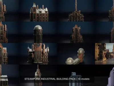 STEAMPUNK INDUSTRIAL BUILDING PACK