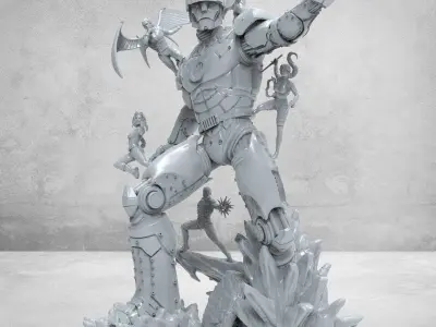 Sentinel Diorama 3 3D print model