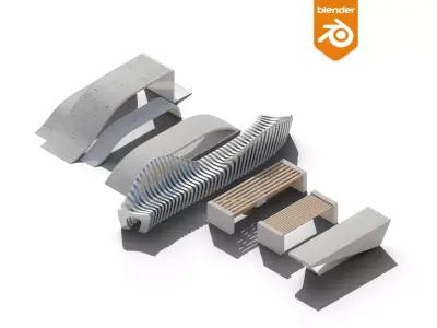 Urban Furniture  3D model