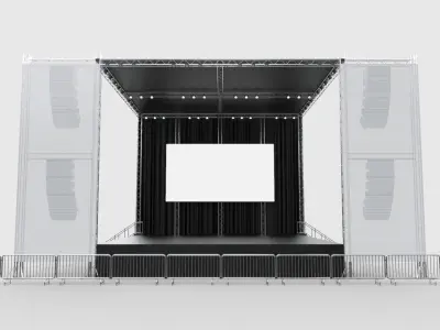 Concert Stage 6 3D model