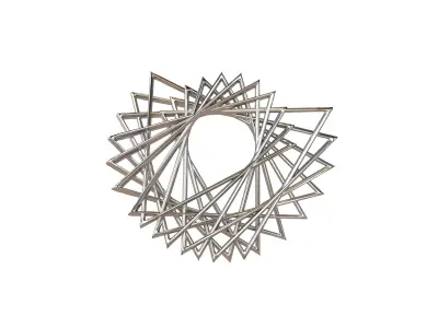 Abstract Shape v3 005 Low-poly 3D model