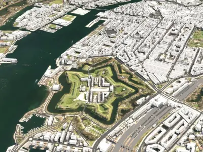 Cityscape Copenhagen Denmark  3D model