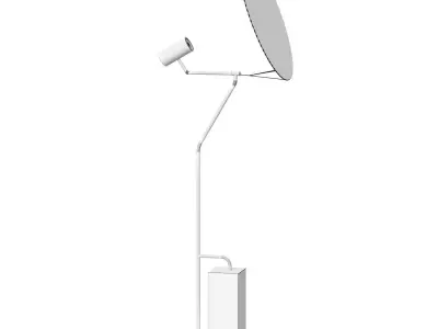 Outdoor Designer Lamp Screen by Light Room 3D model