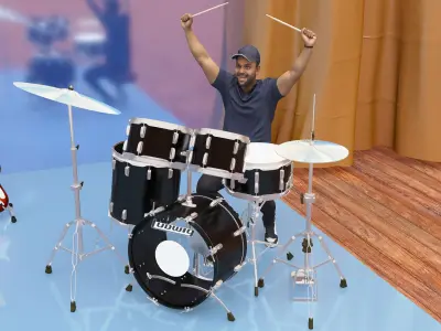 Concert Day 4K 3D model