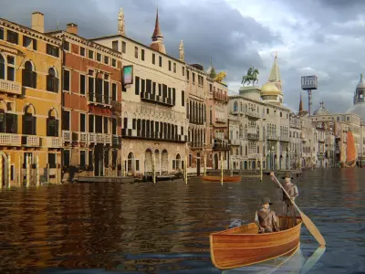 Venice Scene 3D model