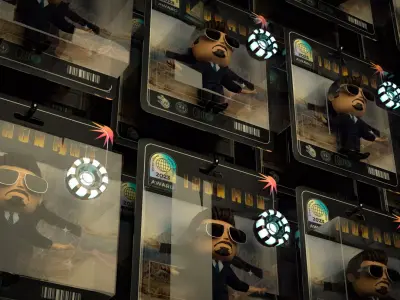 iron man figure 3D model