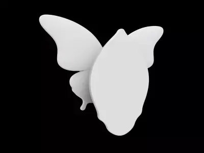 Butterfly Candle Sconce 3D Print Model 3D print model