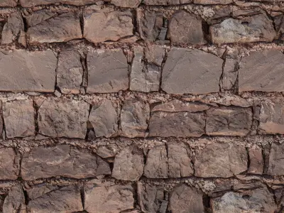 Old Stone Wall PBR  Texture
