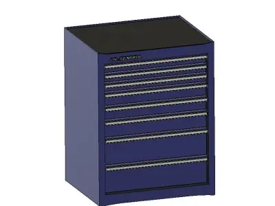 US  General Tool Box 3D model
