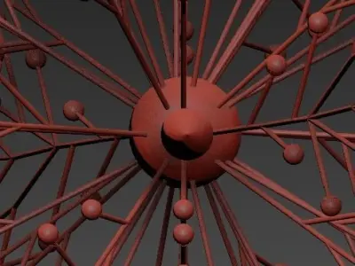 Dunkirk Chandelier by Hudson Valley Lighting 3D model