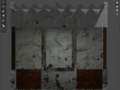 Bus Stop Low-poly 3D model