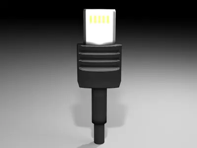 USB - Lighting 3D model