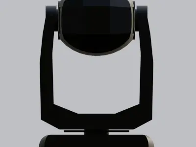 Moving head 1 A English Ver Free low-poly 3D model