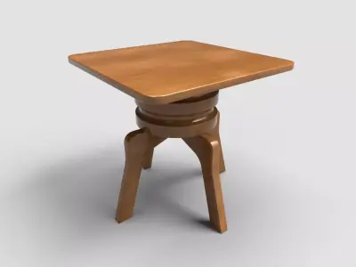 Square Table CG116 3D model