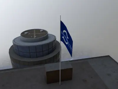 Amsterdam Nederlandsche Bank Low-poly 3D model