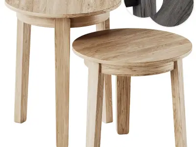 WOLFGANG Round Coffee Table by Fornasarig 3D model