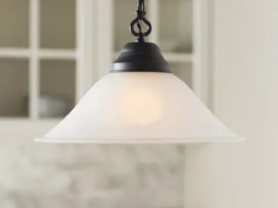 Coro Whitbeck Light Single Bell Pendant - 2 Colour Free 3D model