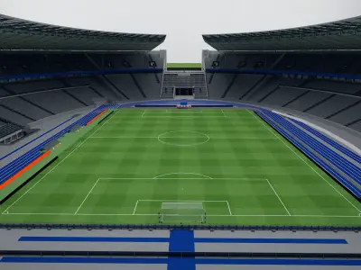 Berliner Olympiastadion -- highly detailed 3D model