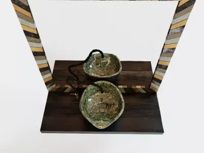 Ethnic wash stand Nut 3D model