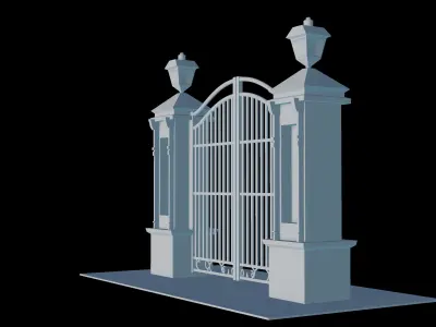 Iron gate v2 3D print model