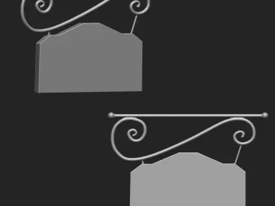 Sign Board Collection IMM Brush Pack 15 in One 3D model