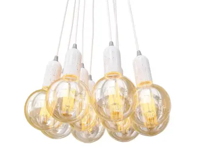Screw Ceiling Pendant Lamp Bulb 3D model