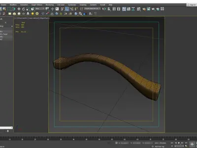 Furniture Door Handle Knob 3d model 9 Low-poly 3D model