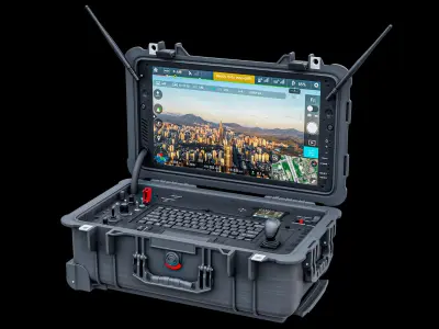  Rigged UAV Drone Ground Remote Control Station PBR 