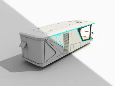Spacecraft Homestay 3D model