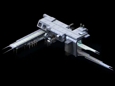 Future City - Cosmos City 01 3D model