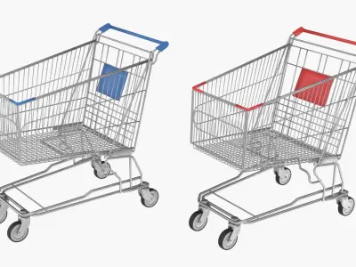  Supermarket Shopping Cart Collection 