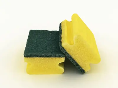 Sponge Scourer New 3D model