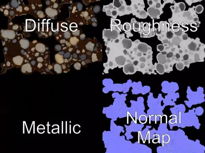 Terra Textured Stone model pack Texture