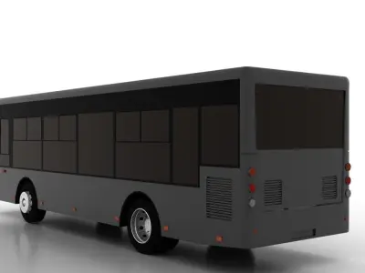 Bus Bogdan A60110 Low Low-poly 3D model