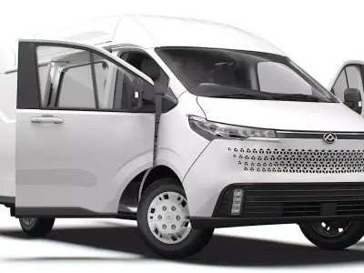 Maxus eDeliver 7 L1H2 HQ Interior 2024 3D model