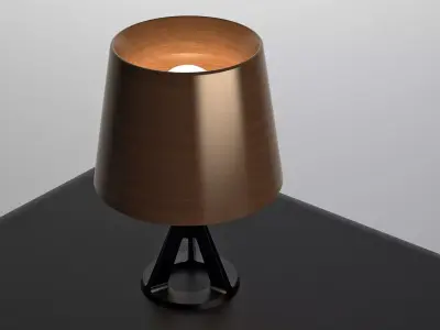 Base table lamp and floor lamp 3D model