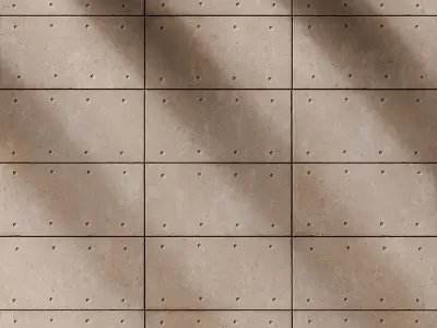 Concrete Plate Wall 01 - Seamless Texture