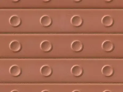 Textured Ceramic Wall Tile 3D Model  Texture