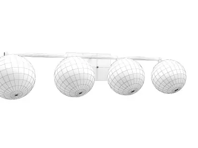 Mod 4-light Bath Vanity Wall Light P2857 3D model