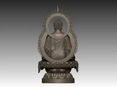 Amitabha Buddha  3D print model