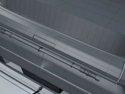 Holographic Scifi Table - C4D- Octane 3D model