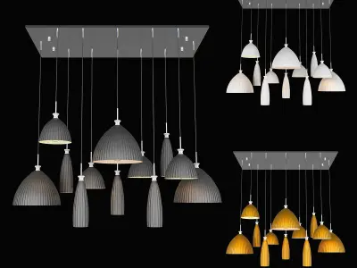 81022x Agola Lightstar Hanging Chandelier 3D model