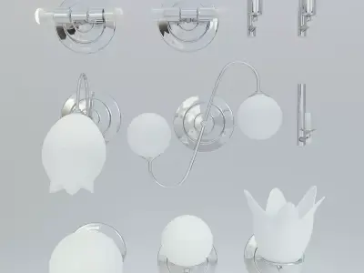 Wall Lamp Set 3D model