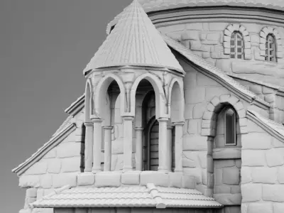 The old church 3D print model