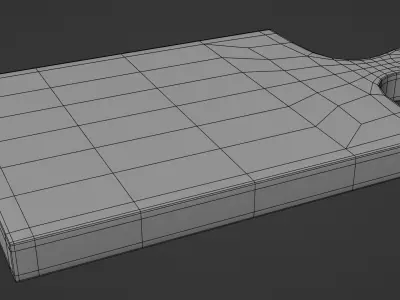  Used Cutting Board - Lowpoly 